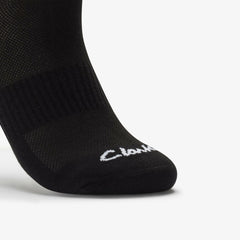 Ankle Socks 3 Pack Size 6-11 Black Black | Clarks for sale - Men