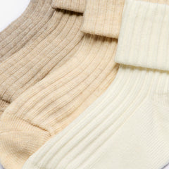 Beige Socks 4 Pack 6-12 months Beige Combination | Clarks on Sale - Kids
