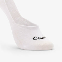 Sock Liners 3 Pack Size 2-8 White | Clarks on Sale - Women