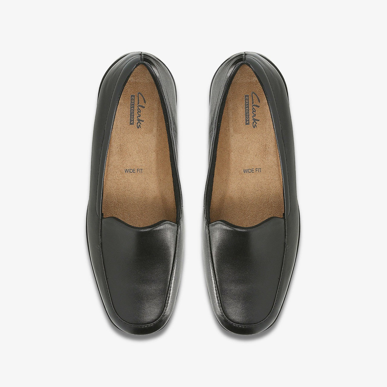 Georgia Loafer Black Leather | Clarks for sale - Women