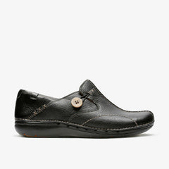 Un Loop Black Leather | Clarks online - Women