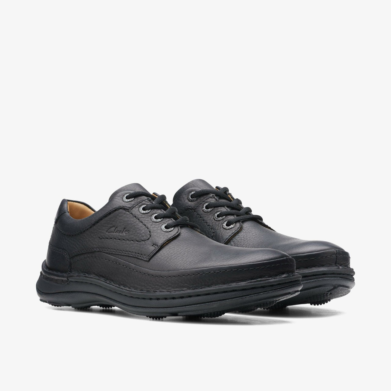 Nature Three Black Leather | Clarks for sale - Men