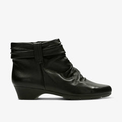 Matron Ella Ankle Boot Black Leather | Clarks outlet - Women