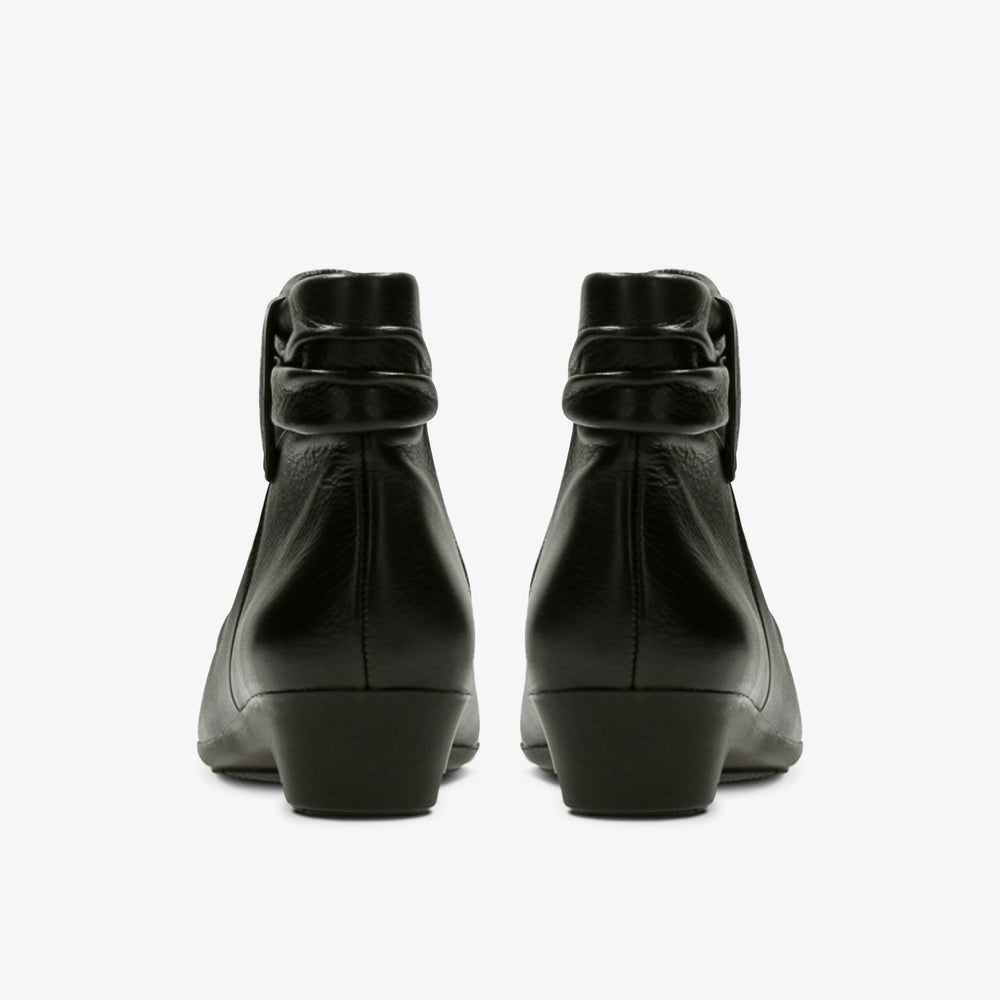 Matron Ella Ankle Boot Black Leather | Clarks outlet - Women