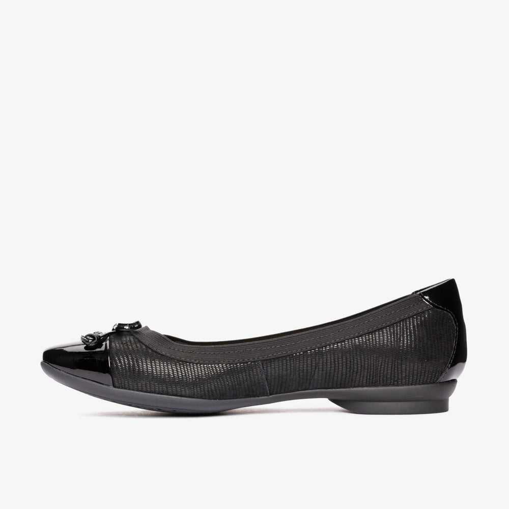 Candra Glow Black Suede | Clarks Sale - Women