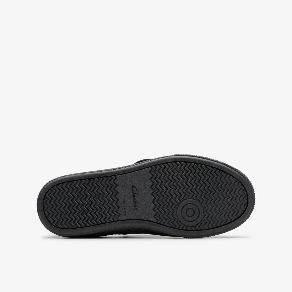 Hopper Run Black Fabric | Clarks discount - Kids