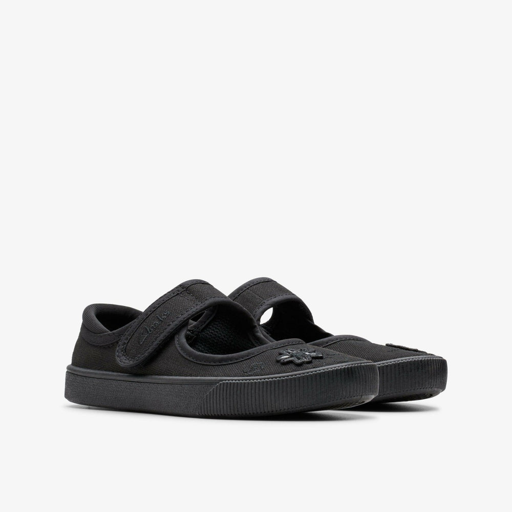 Hopper Go Black Fabric | Clarks discount - Kids