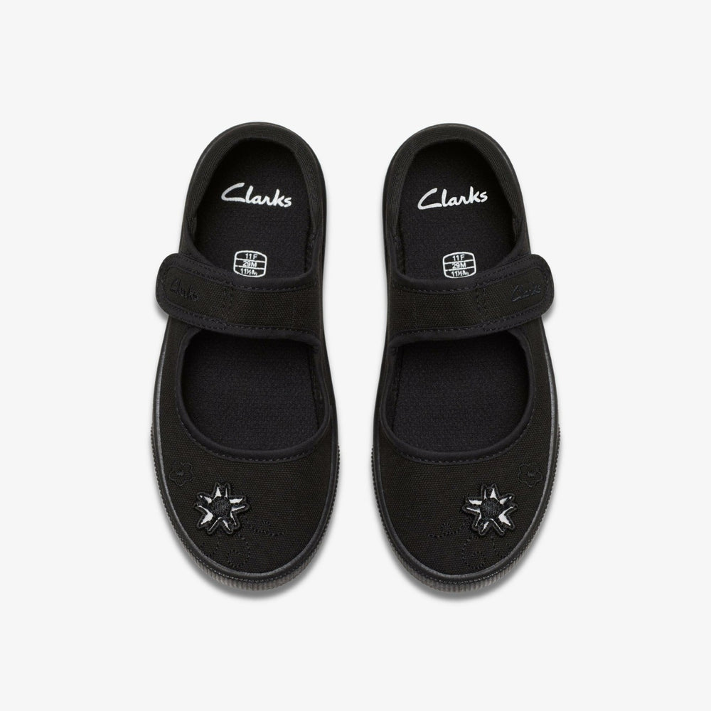 Hopper Go Black Fabric | Clarks discount - Kids