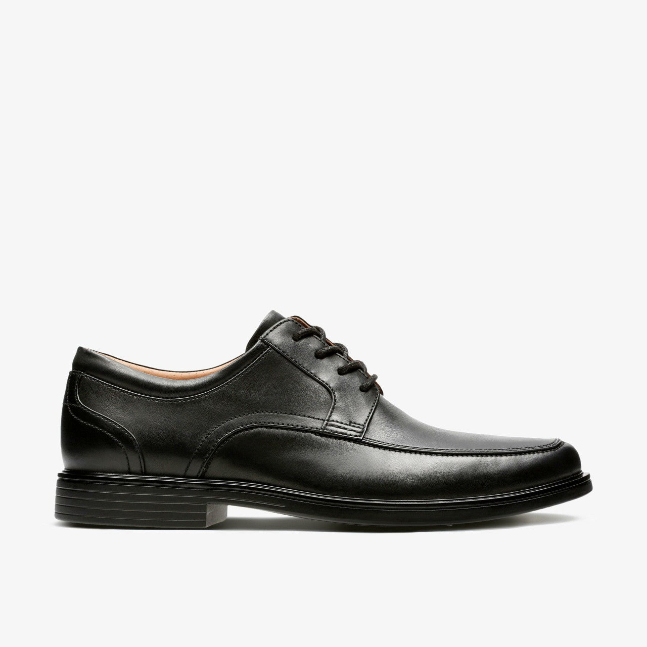 Un Aldric Park Black Leather | Clarks on Sale - Men