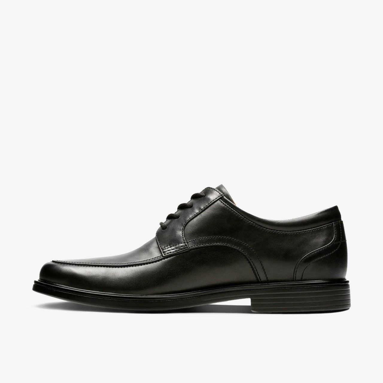 Un Aldric Park Black Leather | Clarks on Sale - Men
