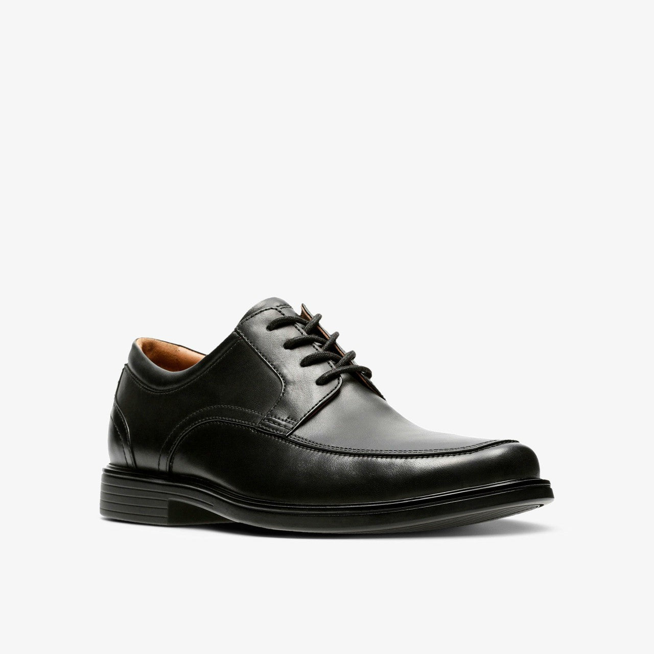 Un Aldric Park Black Leather | Clarks on Sale - Men