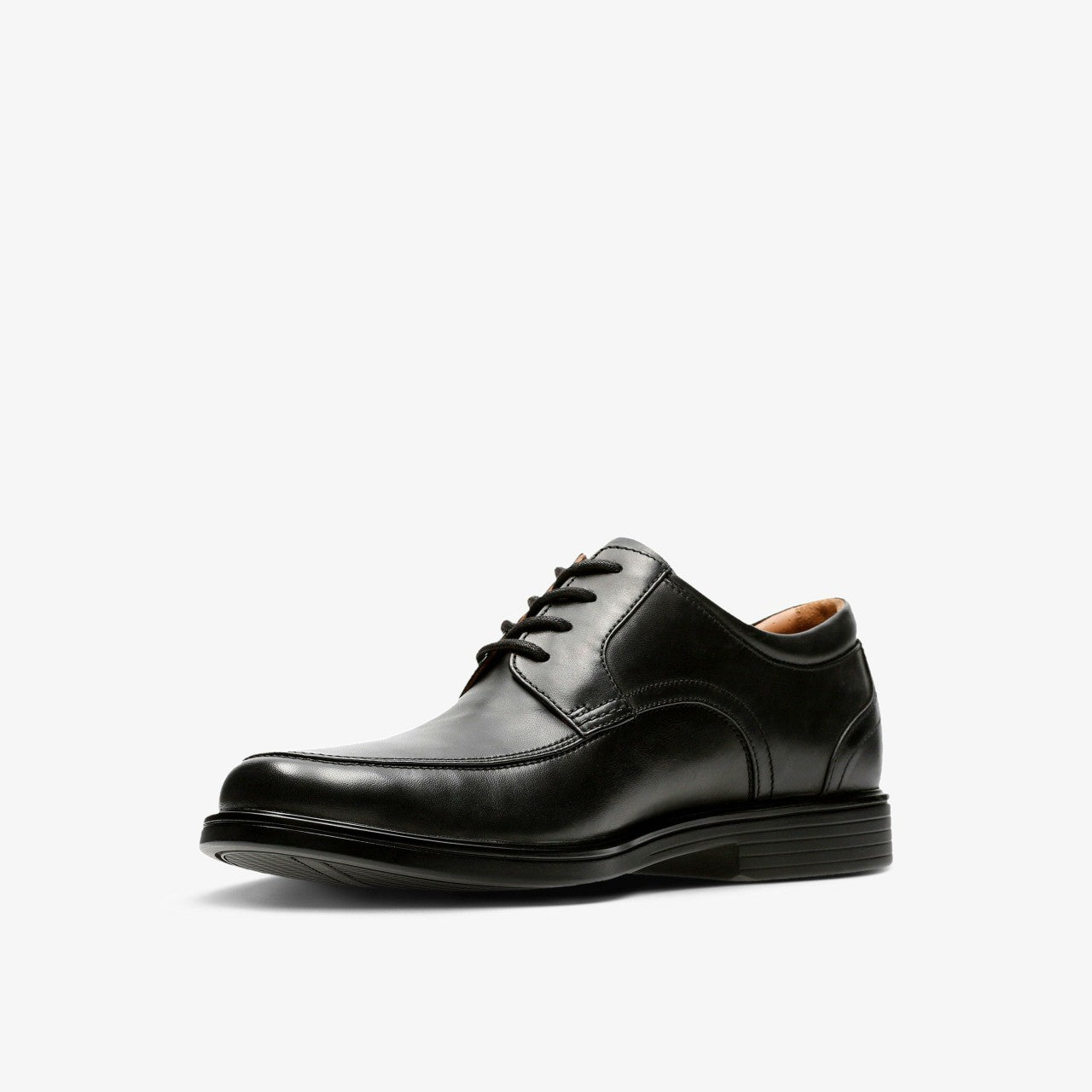 Un Aldric Park Black Leather | Clarks on Sale - Men