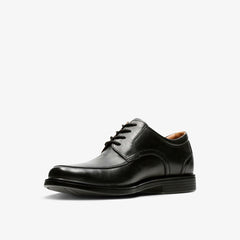 Un Aldric Park Black Leather | Clarks on Sale - Men