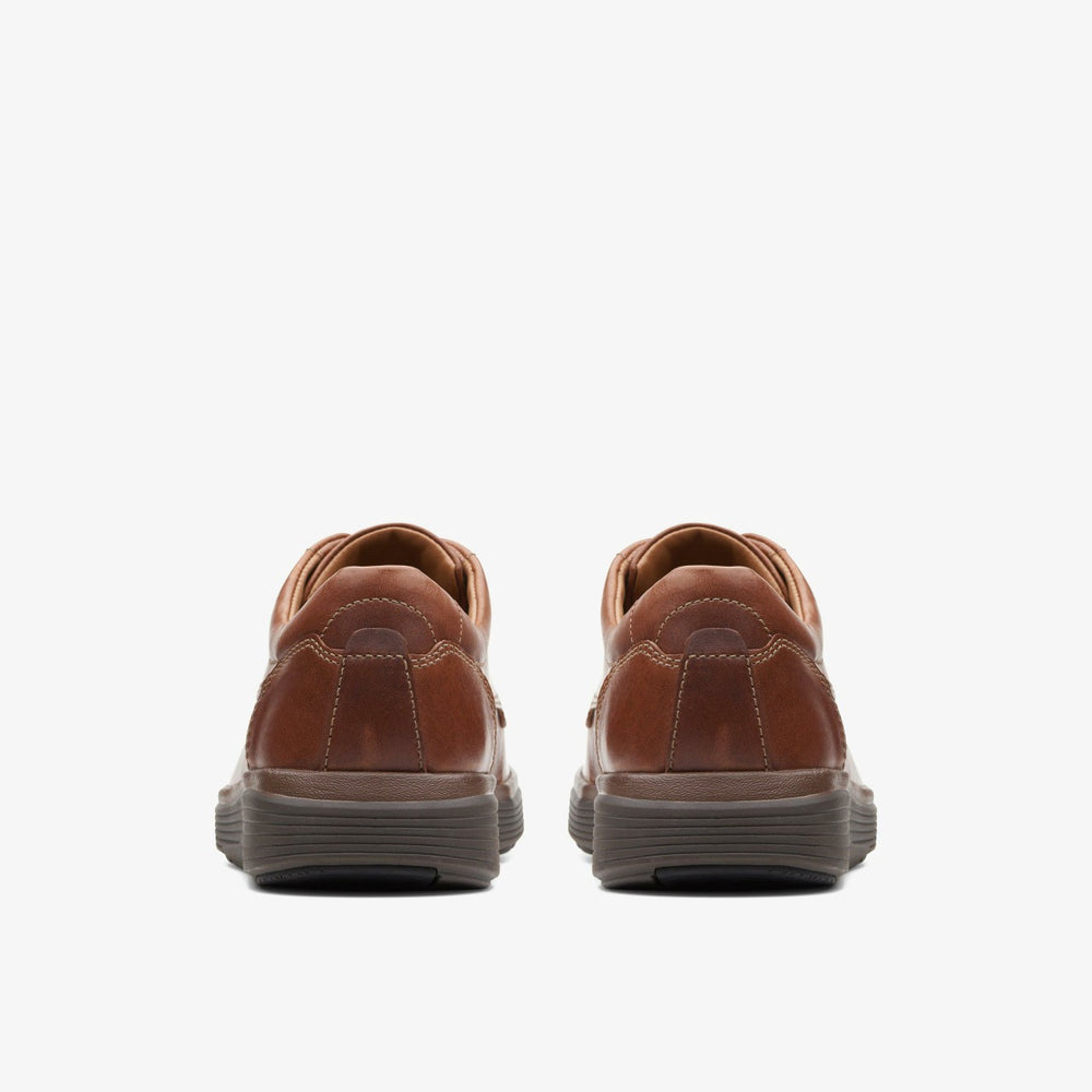 Un Abode Ease Dark Tan Leather | Clarks outlet - Men