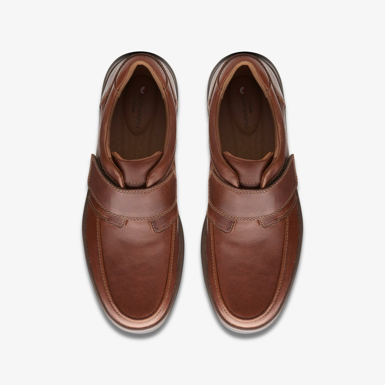 Un Abode Strap Loafer Dark Tan Leather | Clarks Sale - Men