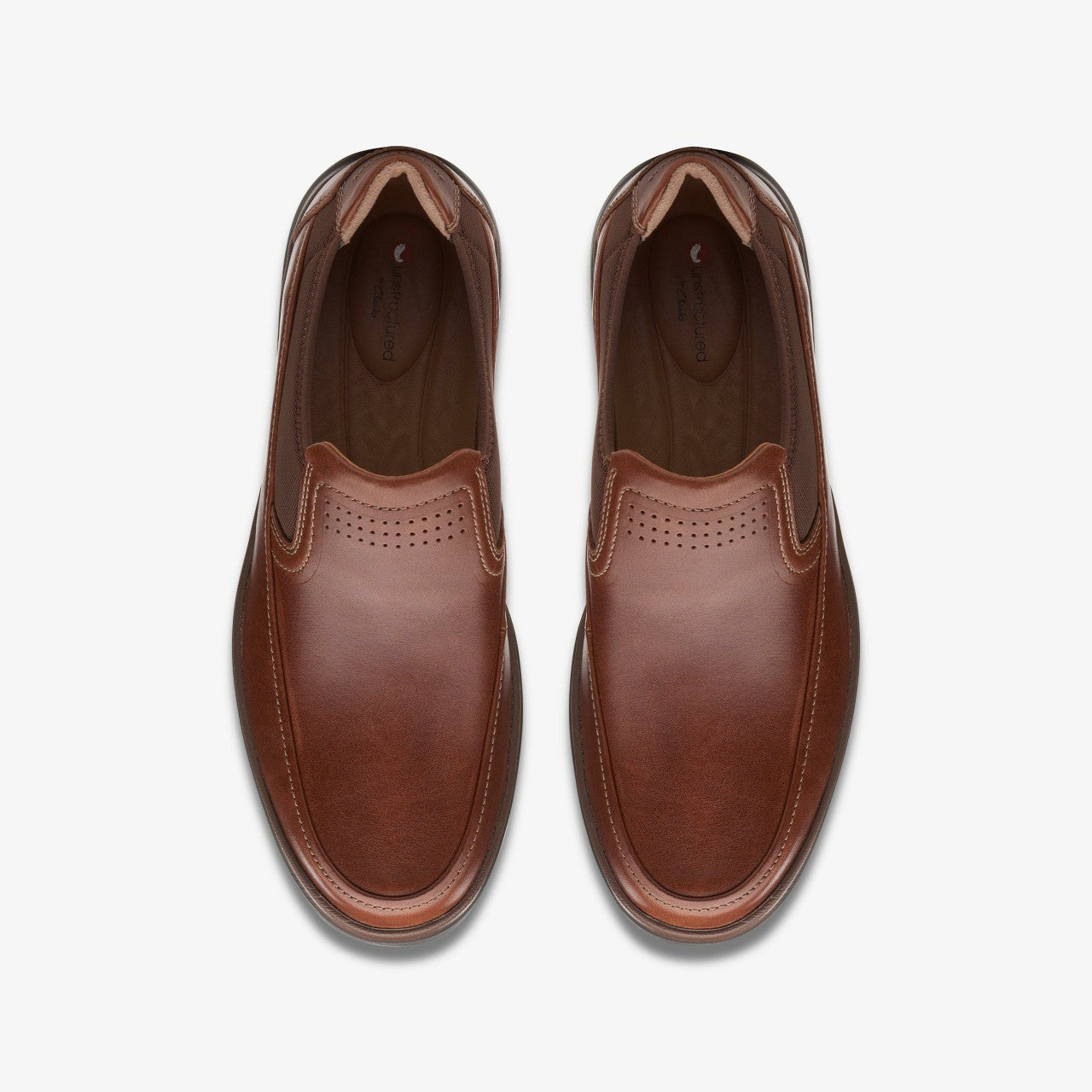 Un Abode Go Loafer Dark Tan Leather | Clarks discount - Men
