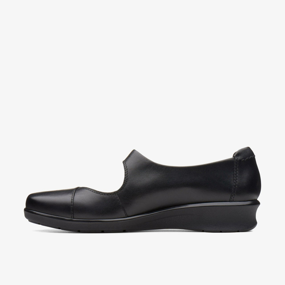 Hope Henley Black Leather | Clarks discount - Women
