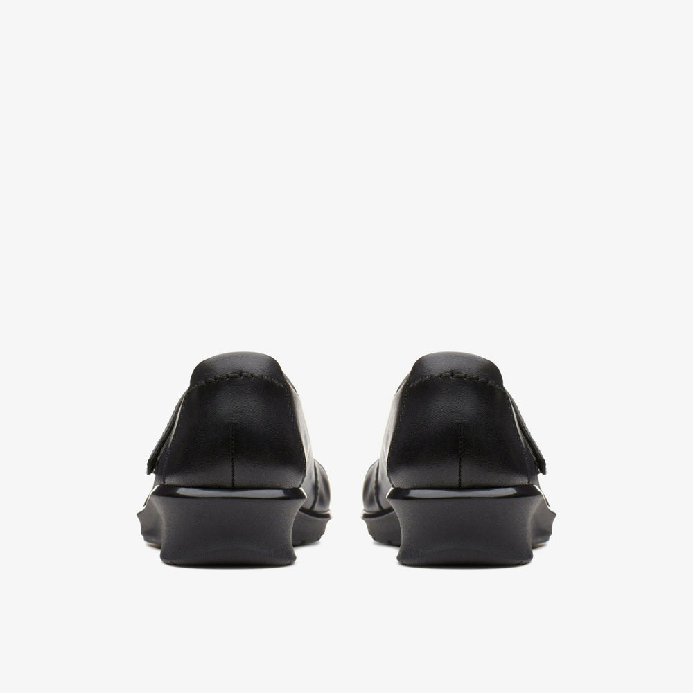 Hope Henley Black Leather | Clarks discount - Women