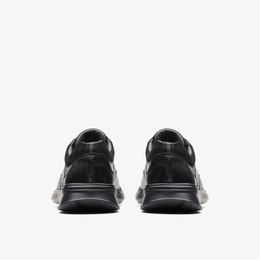 Cotrell Edge Black Smooth Leather | Clarks online - Men