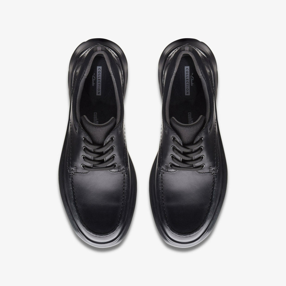 Cotrell Edge Black Smooth Leather | Clarks online - Men