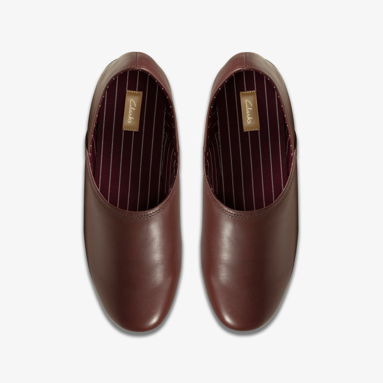 Harston Elite Slipper Burgundy Leather | Clarks discount - Men