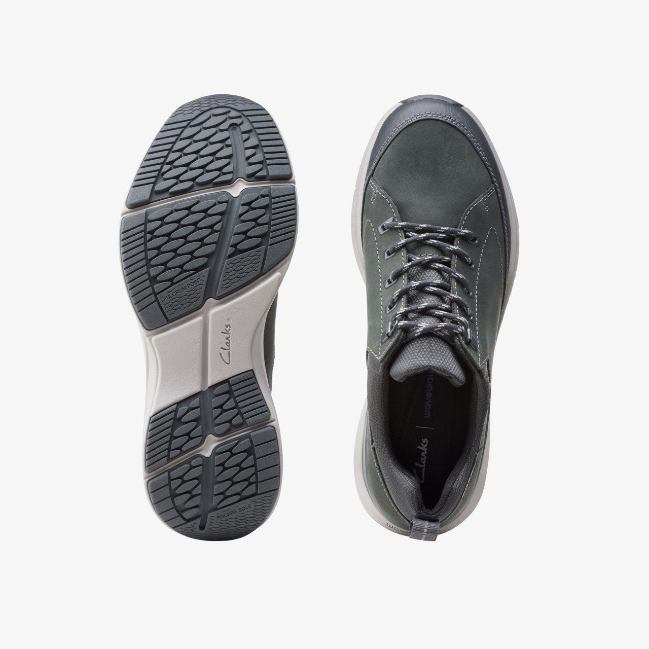 Wave 2.0 Vibe Dark Grey Nubuck | Clarks outlet - Men