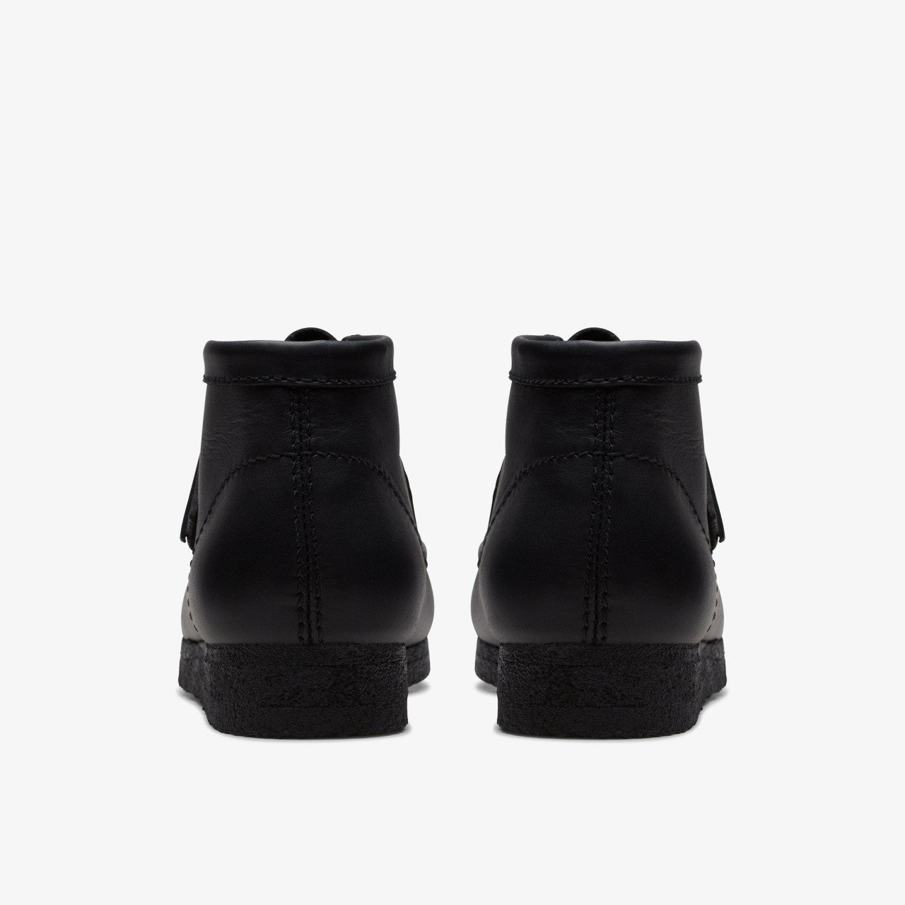 Wallabee Boot Black Leather | Clarks discount - Men