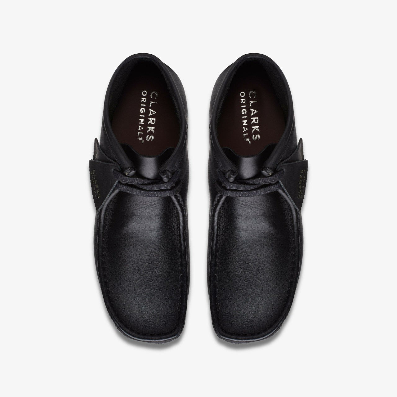 Wallabee Boot Black Leather | Clarks discount - Men