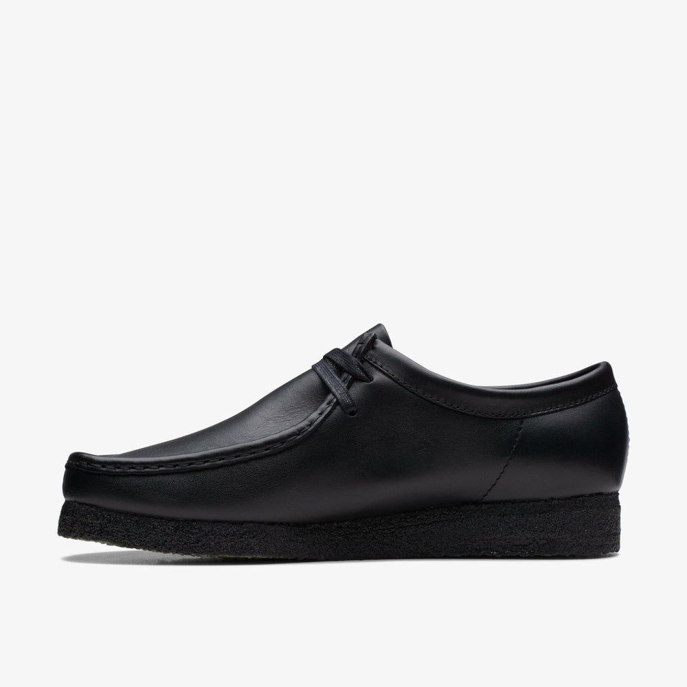 Wallabee Black Leather | Clarks Sale - Men