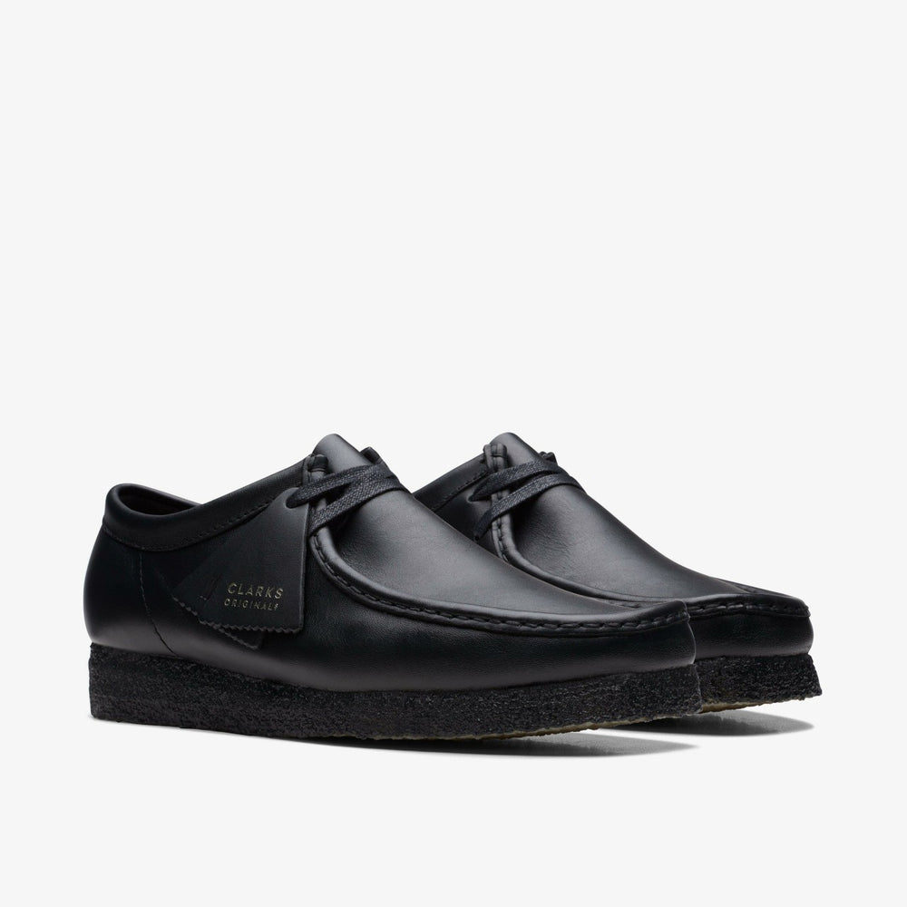Wallabee Black Leather | Clarks Sale - Men