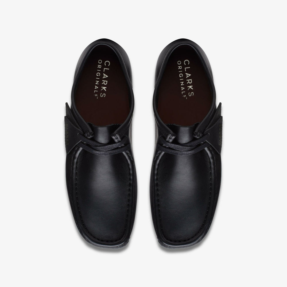 Wallabee Black Leather | Clarks Sale - Men