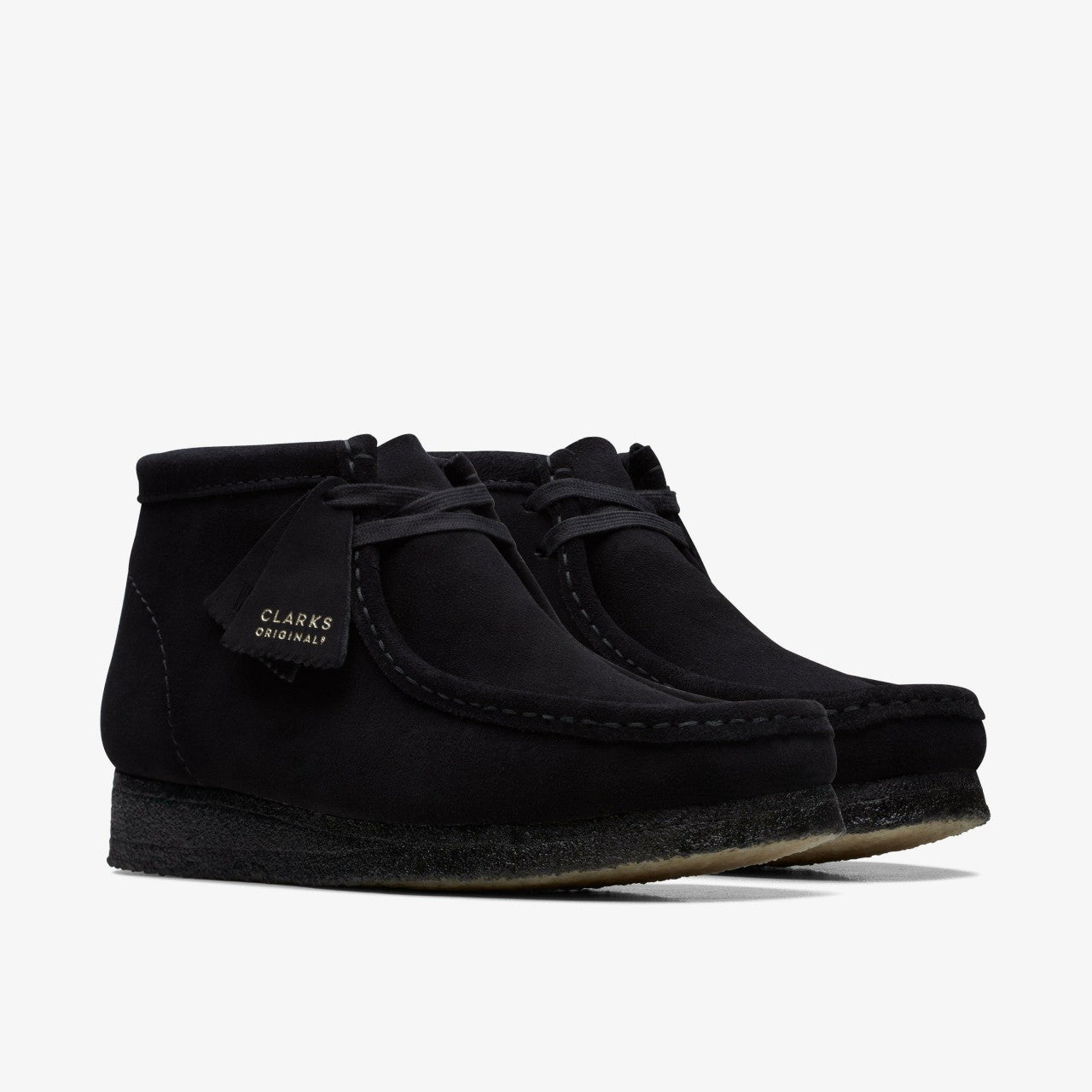Wallabee Boot Black Suede | Clarks for sale - Men
