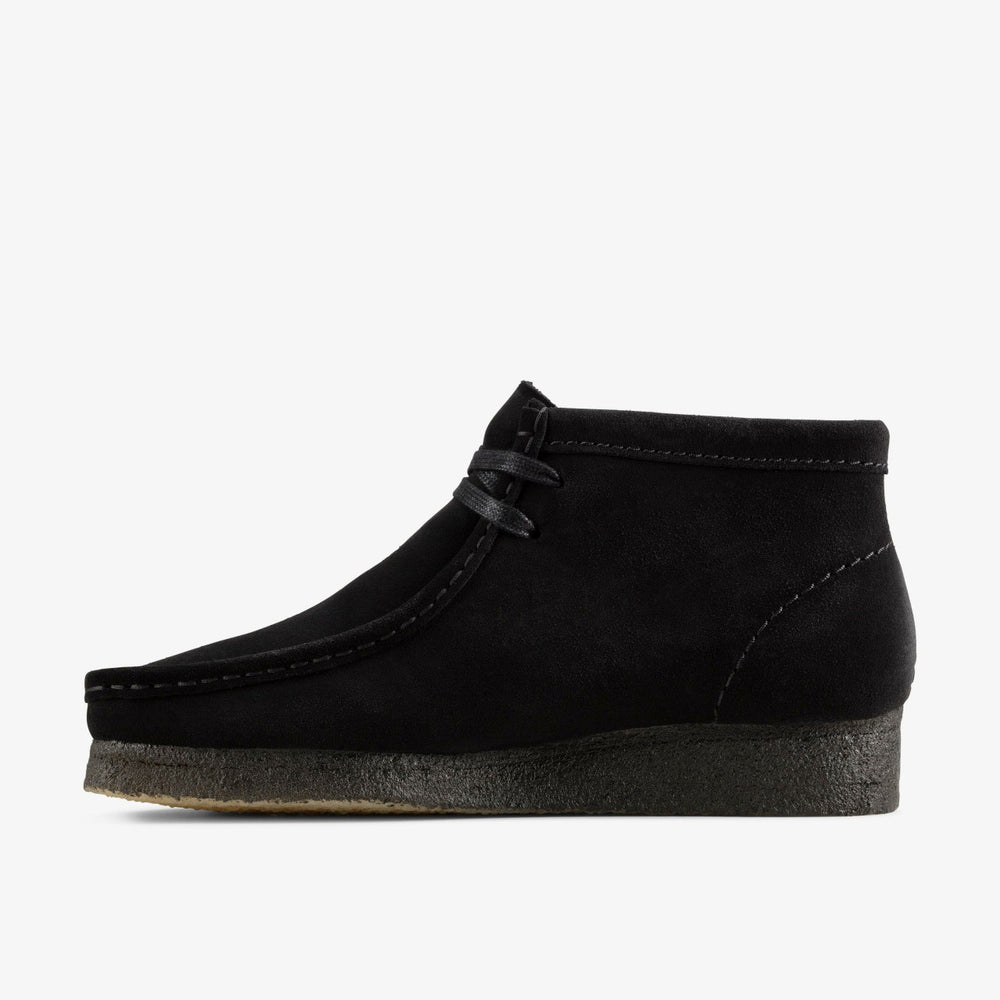 Wallabee Boot Black Suede | Clarks online - Women