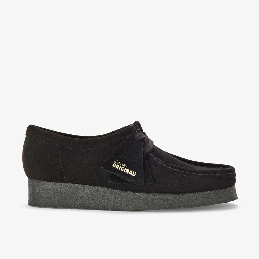 Wallabee Black Suede | Clarks outlet - Women