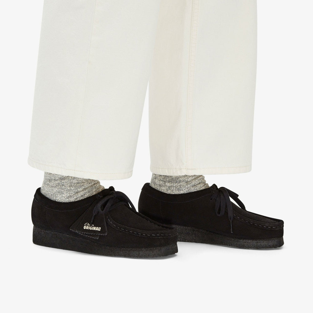 Wallabee Black Suede | Clarks outlet - Women