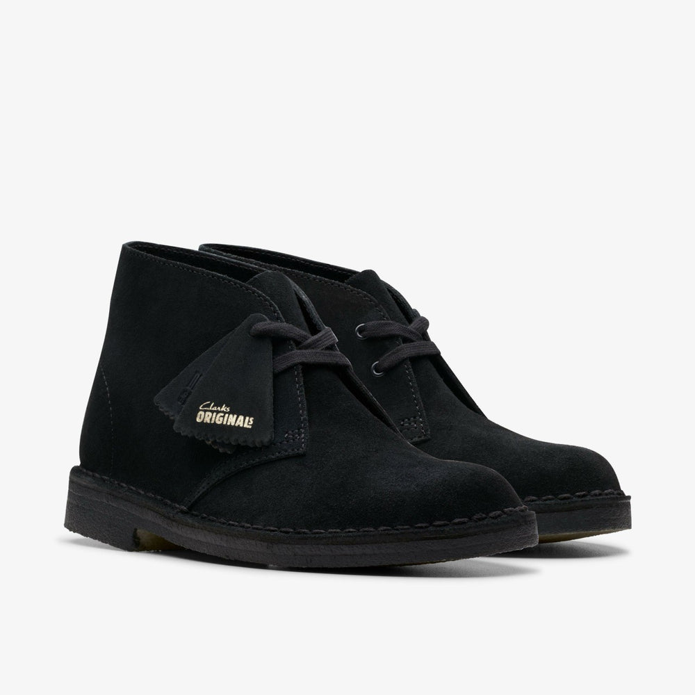 Desert Boot Black Suede | Clarks for sale - Women