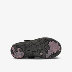 Sea Shimmer Toddler Black Leather | Clarks on Sale - Kids