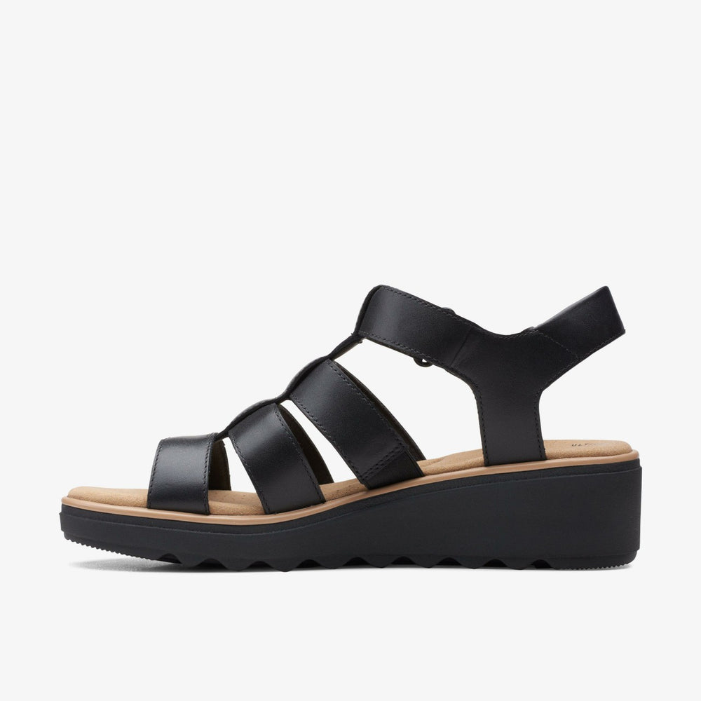 Jillian Quartz Black Leather | Clarks discount - Women