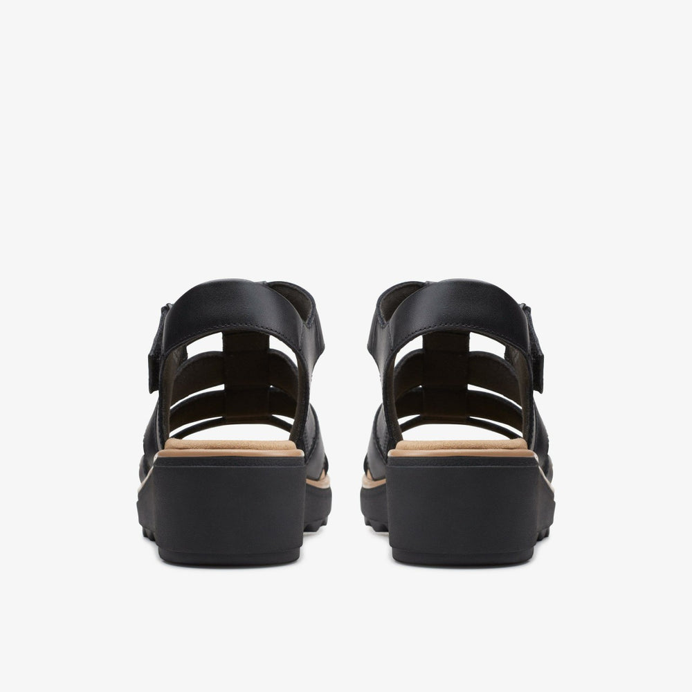 Jillian Quartz Black Leather | Clarks discount - Women