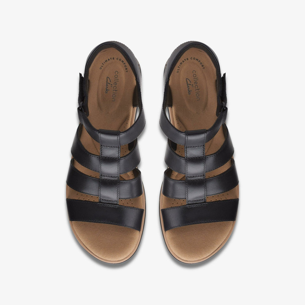 Jillian Quartz Black Leather | Clarks discount - Women