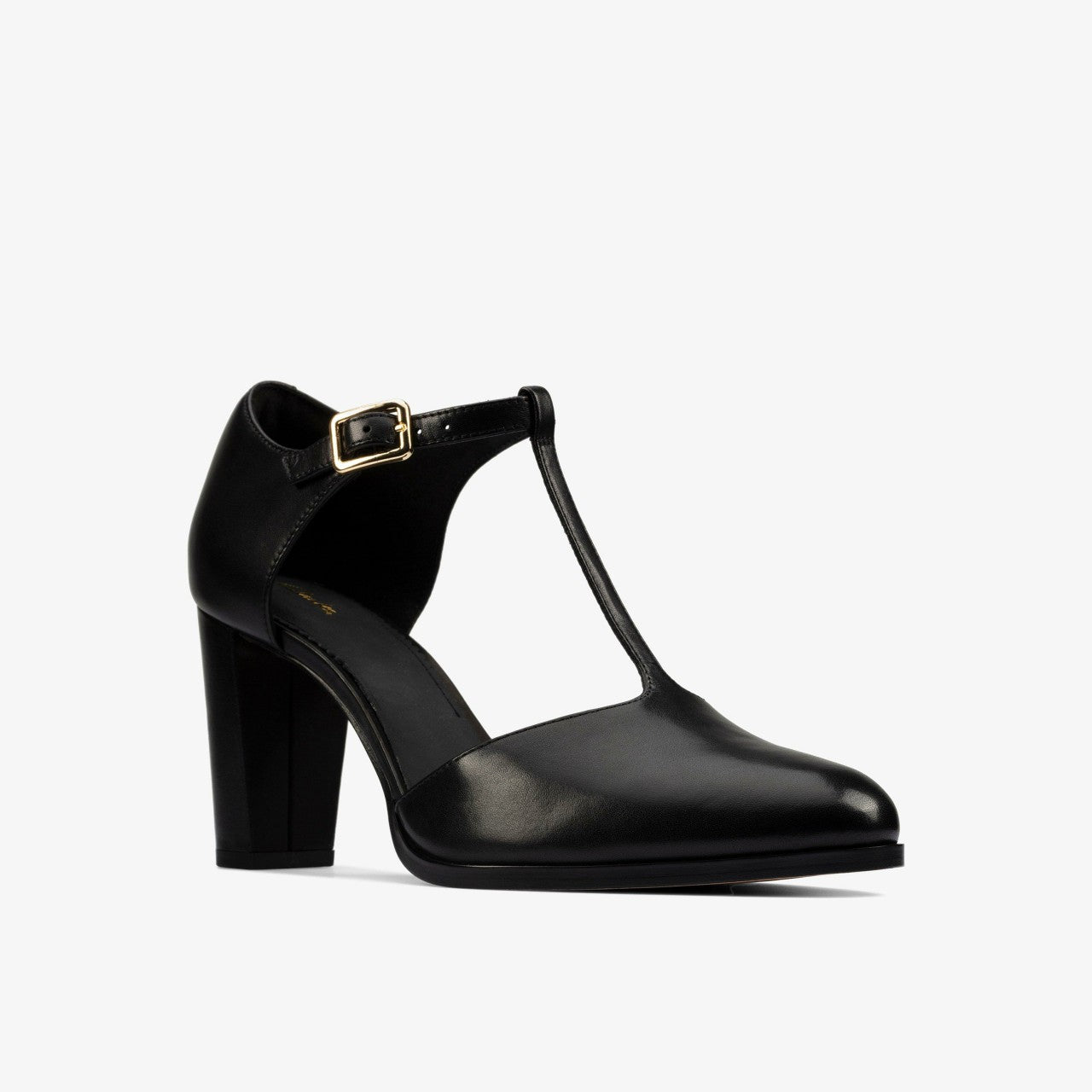 Kaylin 85 T Bar Black Leather | Clarks online - Women