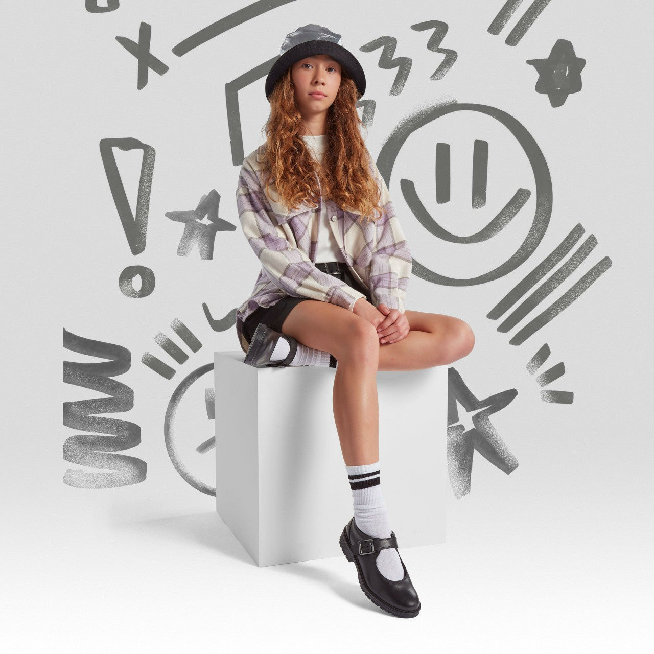 Loxham Walk Youth Black Leather | Clarks on Sale - Kids