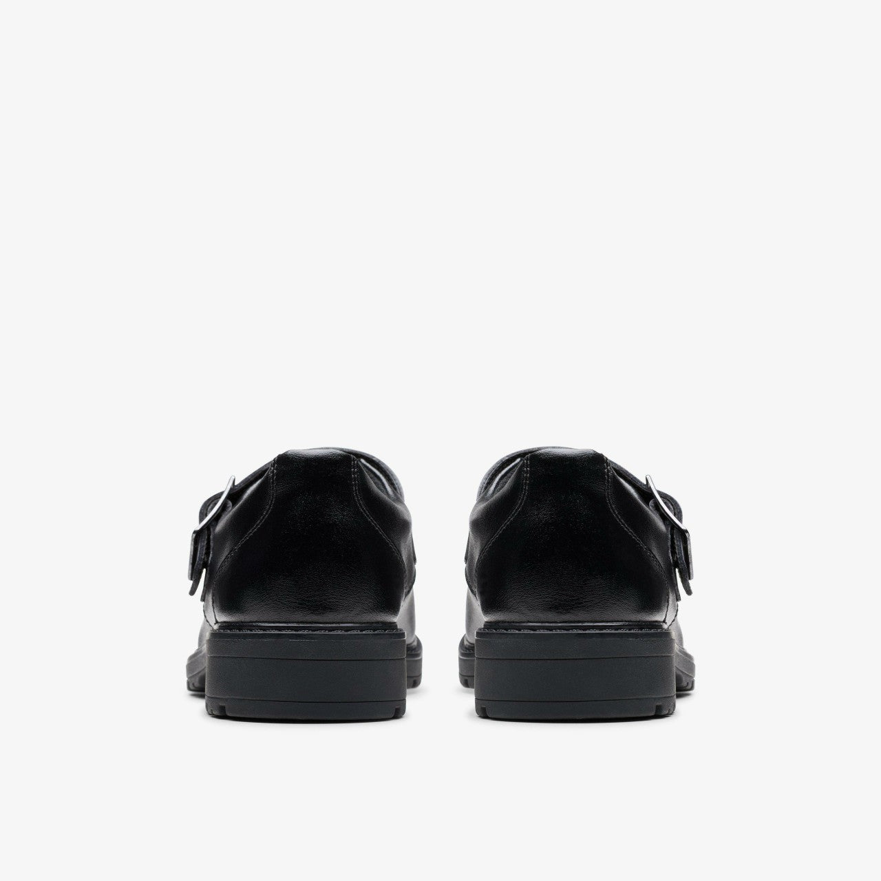 Loxham Walk Youth Black Leather | Clarks on Sale - Kids