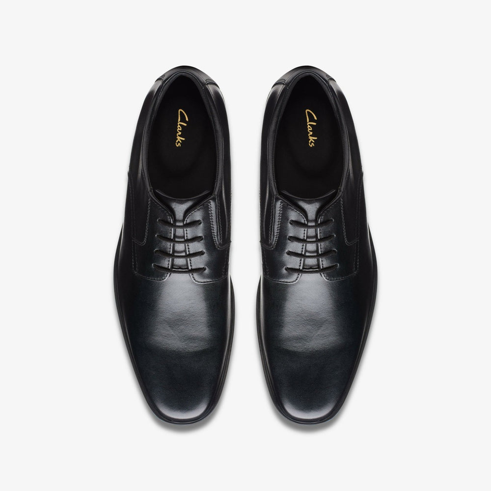 Howard Walk Black Leather | Clarks Sale - Men
