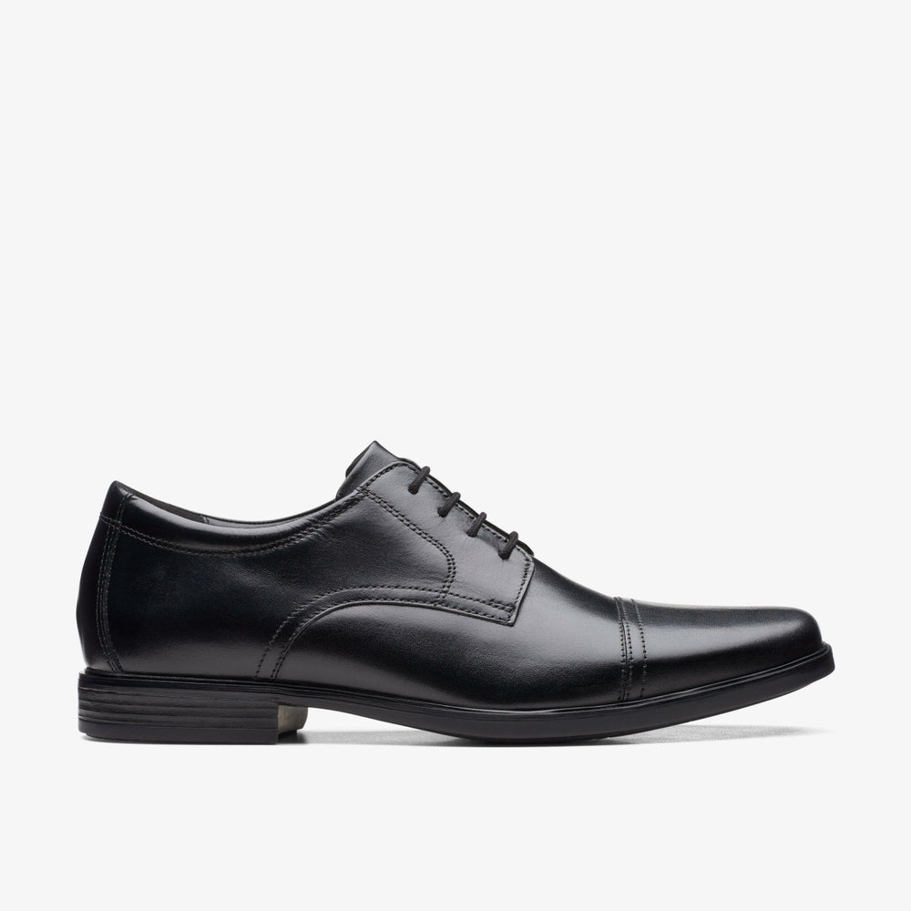 Howard Cap Black Leather | Clarks Sale - Men