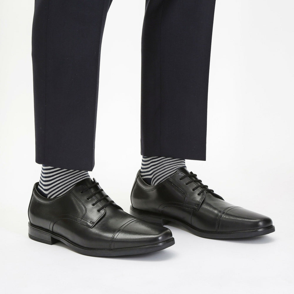 Howard Cap Black Leather | Clarks Sale - Men