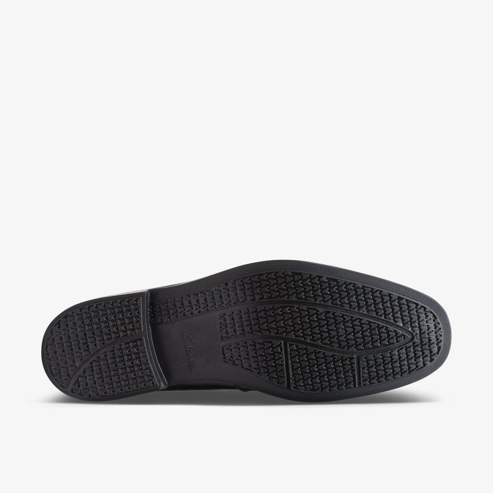 Howard Edge Loafer Black Leather | Clarks for sale - Men