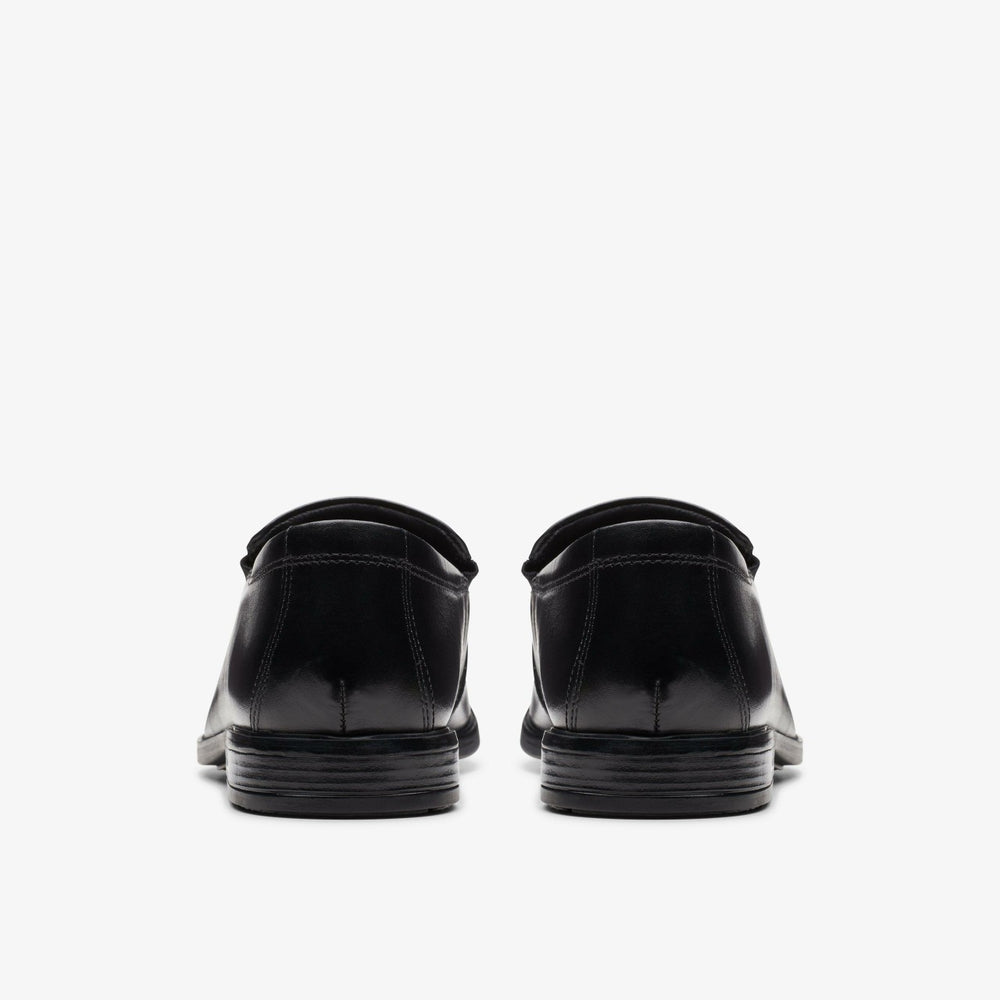 Howard Edge Loafer Black Leather | Clarks for sale - Men