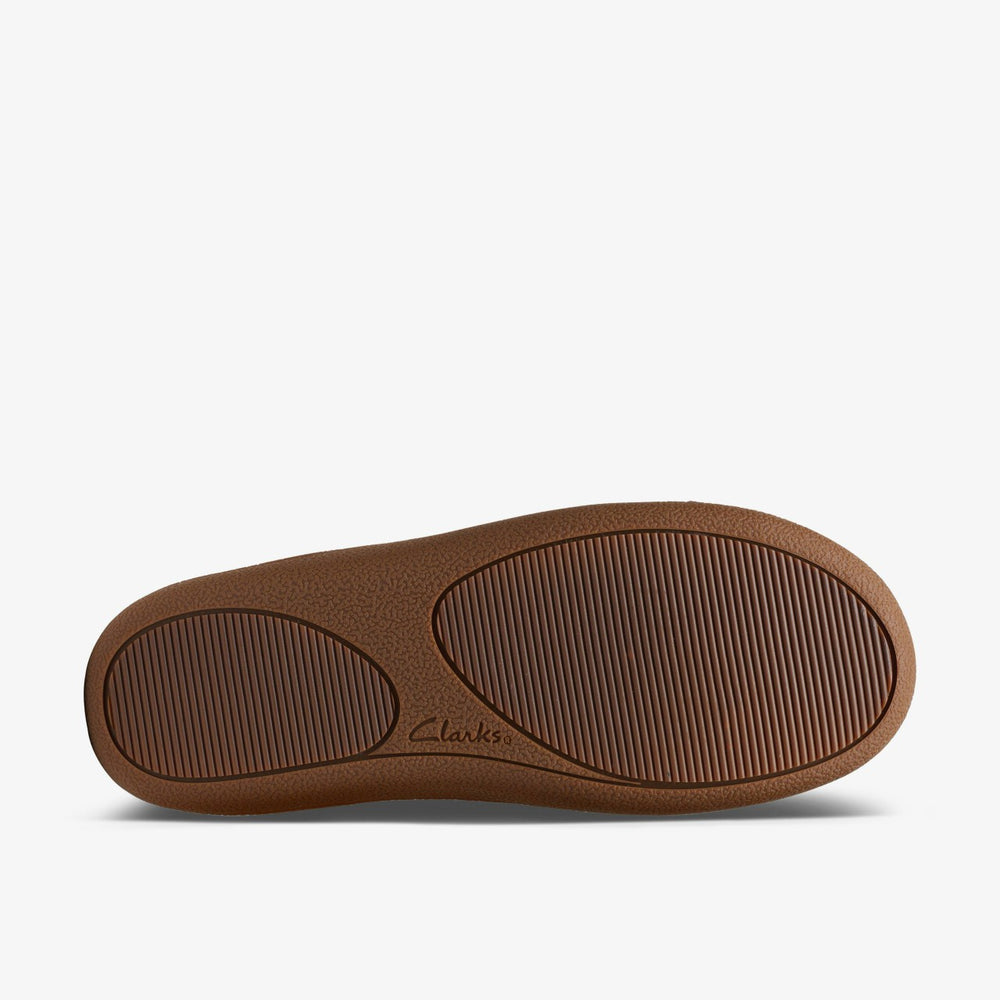 Home Mocc Slipper Navy Suede | Clarks online - Men