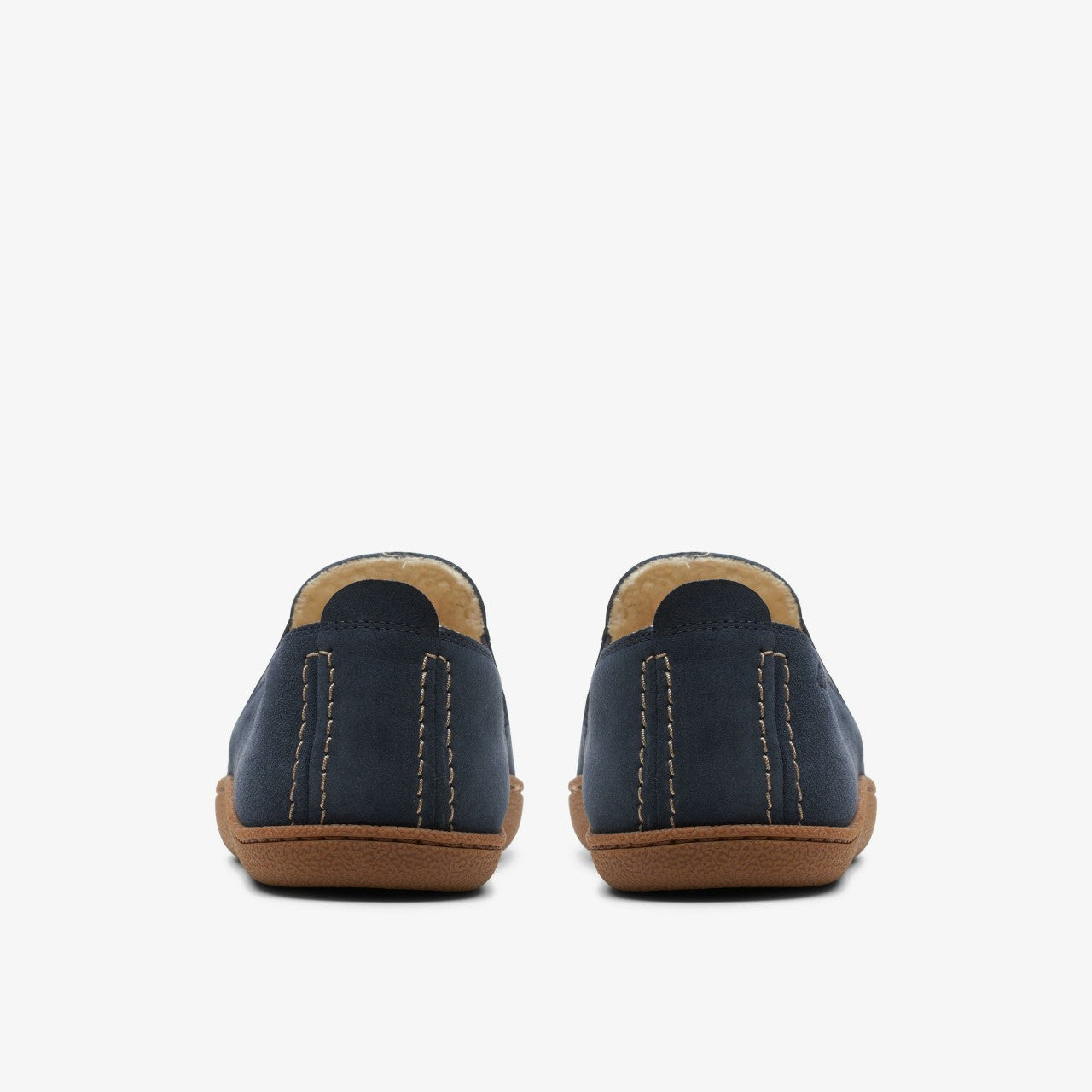 Home Mocc Slipper Navy Suede | Clarks online - Men